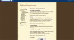 Desktop Screenshot of laboratoriotextos.blogspot.com