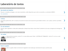 Tablet Screenshot of laboratoriotextos.blogspot.com