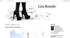 Desktop Screenshot of lisarosalie.blogspot.com