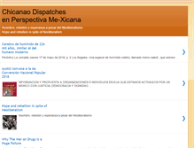 Tablet Screenshot of chicanaodispatches.blogspot.com