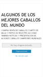 Mobile Screenshot of caballos-compra-venta.blogspot.com