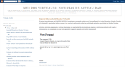 Desktop Screenshot of mundosvirtualesnews.blogspot.com