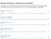 Tablet Screenshot of mundosvirtualesnews.blogspot.com