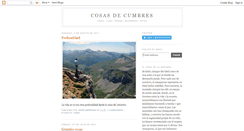 Desktop Screenshot of cosasdecumbres.blogspot.com