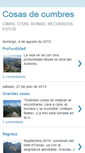 Mobile Screenshot of cosasdecumbres.blogspot.com