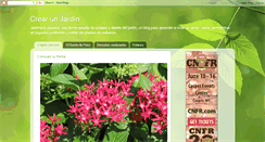 Desktop Screenshot of crearunjardin.blogspot.com