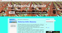 Desktop Screenshot of blognapesquisaagricola.blogspot.com