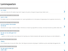 Tablet Screenshot of lommepoeten.blogspot.com