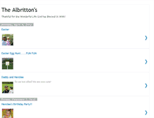 Tablet Screenshot of albrittonhome2009.blogspot.com