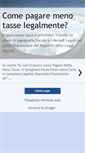 Mobile Screenshot of come-pagare-meno-tasse.blogspot.com
