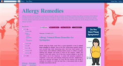 Desktop Screenshot of about-allergyremedies.blogspot.com