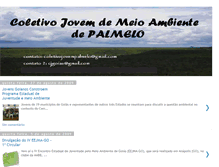 Tablet Screenshot of coletivojovempalmelo.blogspot.com