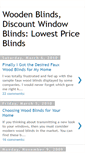 Mobile Screenshot of lowestpriceblinds.blogspot.com