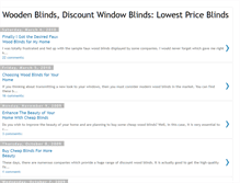 Tablet Screenshot of lowestpriceblinds.blogspot.com