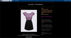 Desktop Screenshot of classytwinkle.blogspot.com