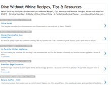 Tablet Screenshot of dinewithoutwhine.blogspot.com
