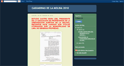 Desktop Screenshot of casuarinasdelamolina2010.blogspot.com