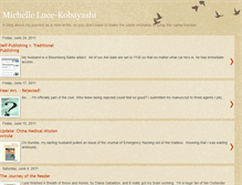 Tablet Screenshot of michelleakobayashi.blogspot.com