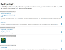 Tablet Screenshot of dysthymiegirl.blogspot.com
