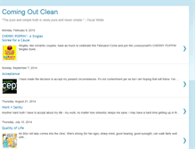 Tablet Screenshot of comingout-clean.blogspot.com