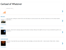 Tablet Screenshot of carloadofwhatever.blogspot.com
