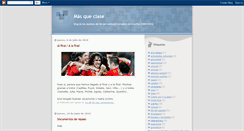 Desktop Screenshot of masqueclase.blogspot.com