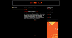 Desktop Screenshot of amazingexoticcar.blogspot.com