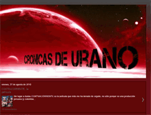 Tablet Screenshot of cronicasdeurano.blogspot.com