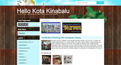 Desktop Screenshot of hellokotakinabalu.blogspot.com