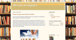 Desktop Screenshot of micasaminegocio.blogspot.com