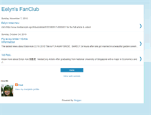 Tablet Screenshot of eelynfanclub.blogspot.com