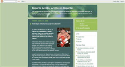 Desktop Screenshot of deporteaccion.blogspot.com