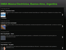 Tablet Screenshot of embamusicaelectronica.blogspot.com