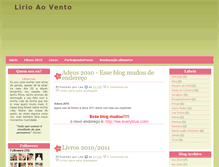 Tablet Screenshot of lirioaovento.blogspot.com