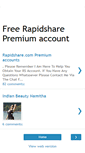 Mobile Screenshot of freerapidshareaccountandtoearnmoney.blogspot.com