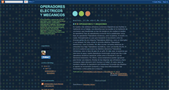 Desktop Screenshot of operadoresmecanicos10.blogspot.com