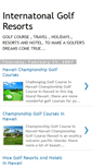 Mobile Screenshot of internationalgolfresorts.blogspot.com