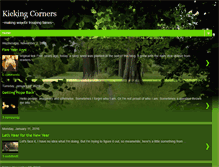 Tablet Screenshot of kickingcorners.blogspot.com