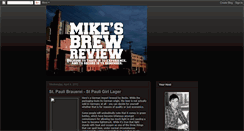 Desktop Screenshot of mikesbrewreview.blogspot.com