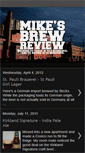Mobile Screenshot of mikesbrewreview.blogspot.com