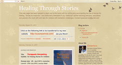 Desktop Screenshot of healingthroughstories.blogspot.com