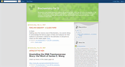 Desktop Screenshot of biochemistryforu.blogspot.com