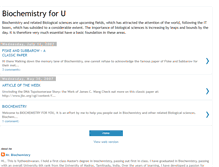 Tablet Screenshot of biochemistryforu.blogspot.com