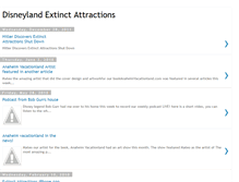 Tablet Screenshot of disneylandextinctattractions.blogspot.com