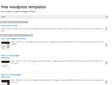 Tablet Screenshot of free-wordpress-template.blogspot.com