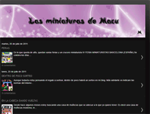 Tablet Screenshot of lasminiaturasdemacu.blogspot.com