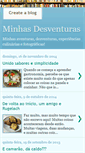 Mobile Screenshot of minhasdesventuras.blogspot.com