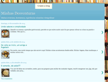 Tablet Screenshot of minhasdesventuras.blogspot.com