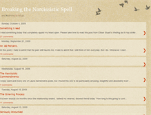 Tablet Screenshot of breakingthenarcissisticspell.blogspot.com