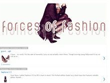 Tablet Screenshot of forcesoffashion.blogspot.com